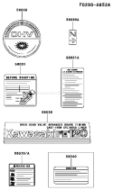 Page H Diagram and Parts List for FE120D HS02 Kawasaki Engine