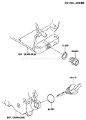 Page J Diagram and Parts List for FE120D HS02 Kawasaki Engine