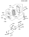 Page A Diagram and Parts List for FE120D NS02 Kawasaki Engine