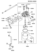 Page B Diagram and Parts List for FE120D NS02 Kawasaki Engine