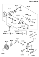 Page C Diagram and Parts List for FE120G LS00 Kawasaki Engine
