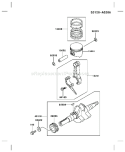 Page J Diagram and Parts List for FE170D AS02 Kawasaki Engine