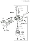 Page B Diagram and Parts List for FE170D AS02 Kawasaki Engine