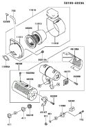Part Location Diagram of 11013-2124 Kawasaki Element-Air Filter