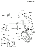 Page F Diagram and Parts List for FE170D AS03 Kawasaki Engine