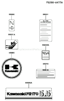 Page H Diagram and Parts List for FE170D AS03 Kawasaki Engine