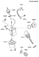 Page I Diagram and Parts List for FE170D AS03 Kawasaki Engine