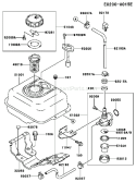 Page G Diagram and Parts List for FE170D AS01 Kawasaki Engine