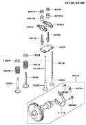 Page L Diagram and Parts List for FE170D CS04 Kawasaki Engine