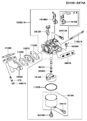 Page B Diagram and Parts List for FE170D CS04 Kawasaki Engine