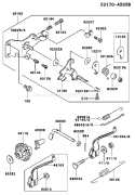 Part Location Diagram of 59226-2354 Kawasaki Panel-Control