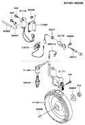 Page F Diagram and Parts List for FE170D CS04 Kawasaki Engine