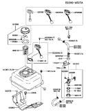 Page G Diagram and Parts List for FE170D CS04 Kawasaki Engine