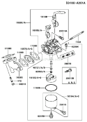 Page B Diagram and Parts List for FE170D DS00 Kawasaki Engine