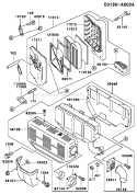Page A Diagram and Parts List for FE250D AS02 Kawasaki Engine