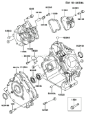 Page E Diagram and Parts List for FE250D AS03 Kawasaki Engine