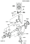 Page J Diagram and Parts List for FE250D AS06 Kawasaki Engine