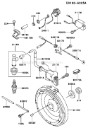 Page F Diagram and Parts List for FE250D AS06 Kawasaki Engine
