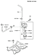Page G Diagram and Parts List for FE250D AS06 Kawasaki Engine