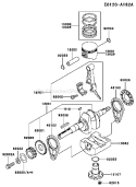 Page J Diagram and Parts List for FE250D AS07 Kawasaki Engine