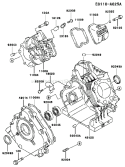 Page E Diagram and Parts List for FE250D AS07 Kawasaki Engine