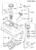 Page G Diagram and Parts List for FE250D AS07 Kawasaki Engine