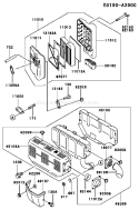 Page A Diagram and Parts List for FE250D AS08 Kawasaki Engine