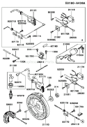 Page F Diagram and Parts List for FE250D BS01 Kawasaki Engine
