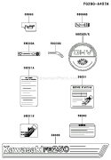 Page H Diagram and Parts List for FE250D BS01 Kawasaki Engine