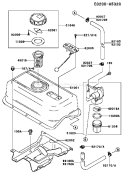 Page G Diagram and Parts List for FE250D CS09 Kawasaki Engine