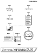Page H Diagram and Parts List for FE250D CS09 Kawasaki Engine