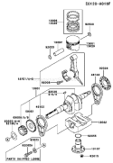 Page J Diagram and Parts List for FE250D BS05 Kawasaki Engine
