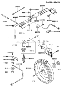 Page F Diagram and Parts List for FE250D FS05 Kawasaki Engine