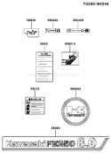 Page H Diagram and Parts List for FE250D FS05 Kawasaki Engine