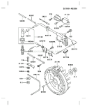 Page F Diagram and Parts List for FE290D AS07 Kawasaki Engine