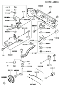 Page C Diagram and Parts List for FE290D AS12 Kawasaki Engine