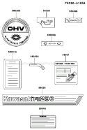 Page H Diagram and Parts List for FE290D AS12 Kawasaki Engine