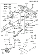 Page C Diagram and Parts List for FE290D AS16 Kawasaki Engine