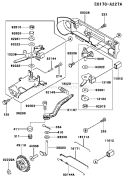 Page C Diagram and Parts List for FE290D AS18 Kawasaki Engine