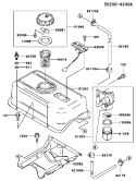 Page G Diagram and Parts List for FE290D AS18 Kawasaki Engine