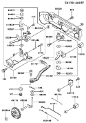 Page C Diagram and Parts List for FE290D AS20 Kawasaki Engine