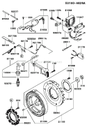 Page F Diagram and Parts List for FE290D AS21 Kawasaki Engine