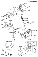Part Location Diagram of 670D2018 Kawasaki O Ring