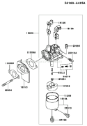 Page C Diagram and Parts List for FE290D AS24 Kawasaki Engine