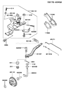 Page D Diagram and Parts List for FE290D AS24 Kawasaki Engine