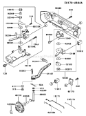 Page C Diagram and Parts List for FE290D AS51 Kawasaki Engine