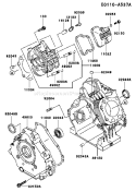 Page E Diagram and Parts List for FE290D AS51 Kawasaki Engine