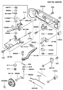 Page C Diagram and Parts List for FE290D AS13 Kawasaki Engine