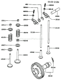 Page L Diagram and Parts List for FE290D CS02 Kawasaki Engine