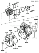 Page E Diagram and Parts List for FE290D CS02 Kawasaki Engine